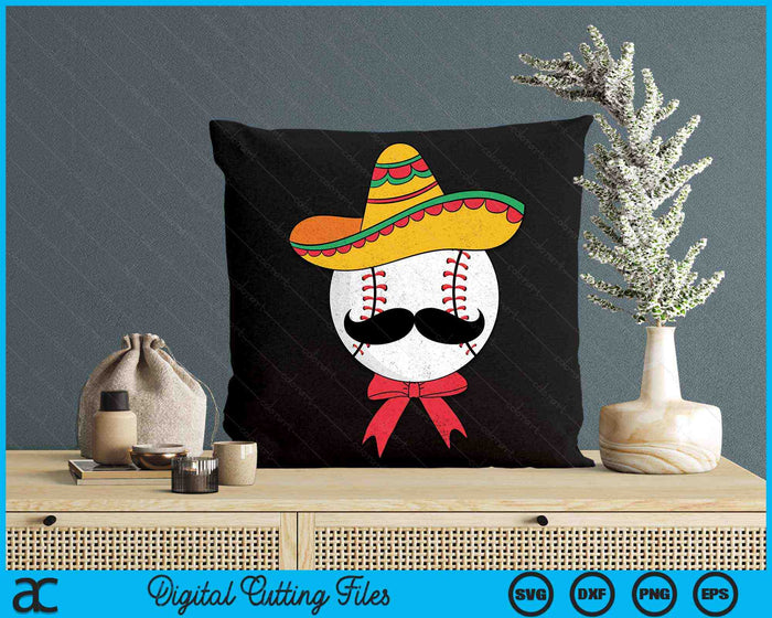 Baseball Mexican Sombrero Cinco De Mayo SVG PNG Digital Printable Files Baseball Mexican Sombrero Cinco De Mayo SVG PNG Digital Printable Files