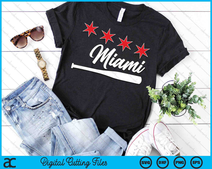 Baseball Miami Lover Cute Miami Baseball Bat American SVG PNG Digital Cutting Files Baseball Miami Lover Cute Miami Baseball Bat American SVG PNG Digital Cutting Files