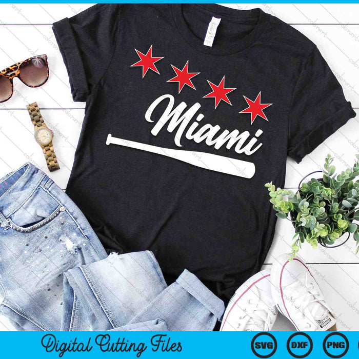 Baseball Miami Lover Cute Miami Baseball Bat American SVG PNG Digital Cutting Files Baseball Miami Lover Cute Miami Baseball Bat American SVG PNG Digital Cutting Files