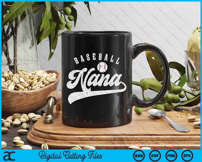 Baseball Nana SVG PNG Digital Printable Files Baseball Nana SVG PNG Digital Printable Files
