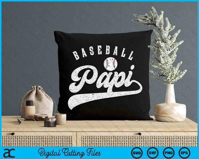Baseball Papi SVG PNG Digital Printable Files Baseball Papi SVG PNG Digital Printable Files