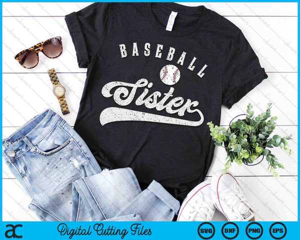 Baseball Sister SVG PNG Digital Printable Files