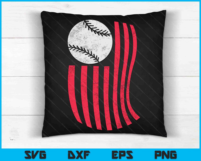 Baseball USA American Flag Vintage 4th Of July SVG PNG Digital Cutting Files Baseball USA American Flag Vintage 4th Of July SVG PNG Digital Cutting Files