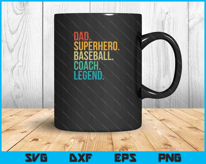 Baseball Coach Dad SVG PNG Cutting Printable Files Baseball Coach Dad SVG PNG Cutting Printable Files
