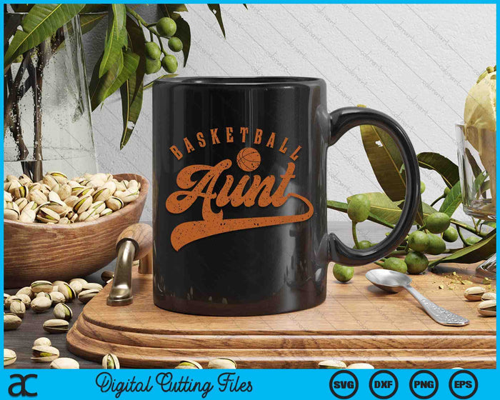 Basketball Aunt SVG PNG Digital Cutting Files Basketball Aunt SVG PNG Digital Cutting Files