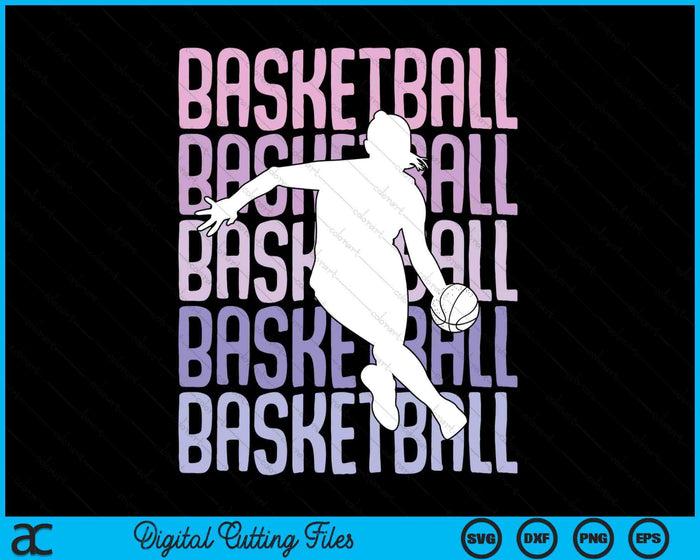 Basketball Girls Women Kids Youth Girl SVG PNG Digital Printable Files Basketball Girls Women Kids Youth Girl SVG PNG Digital Printable Files