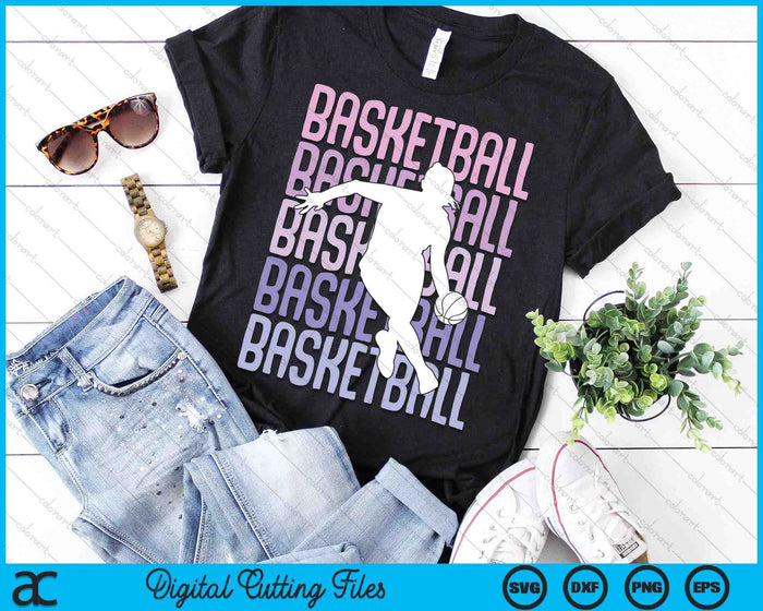Basketball Girls Women Kids Youth Girl SVG PNG Digital Printable Files Basketball Girls Women Kids Youth Girl SVG PNG Digital Printable Files
