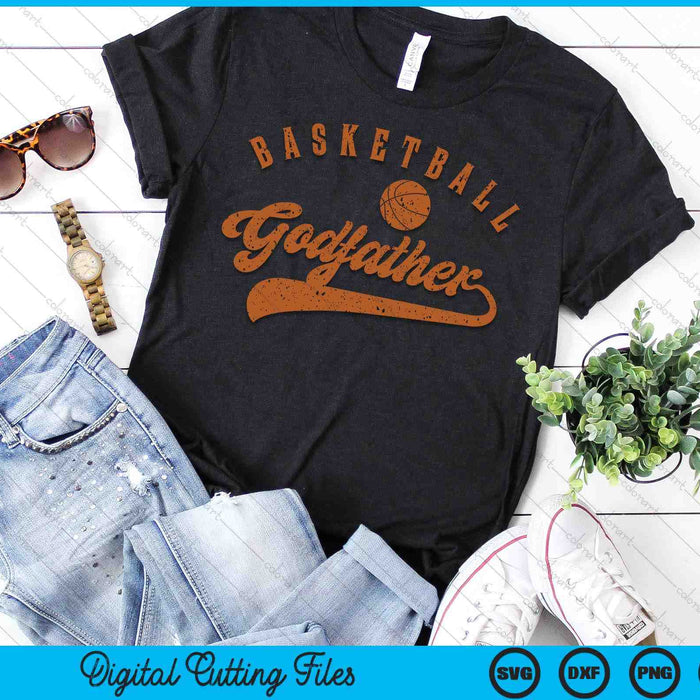 Basketball Godfather SVG PNG Digital Cutting Files Basketball Godfather SVG PNG Digital Cutting Files