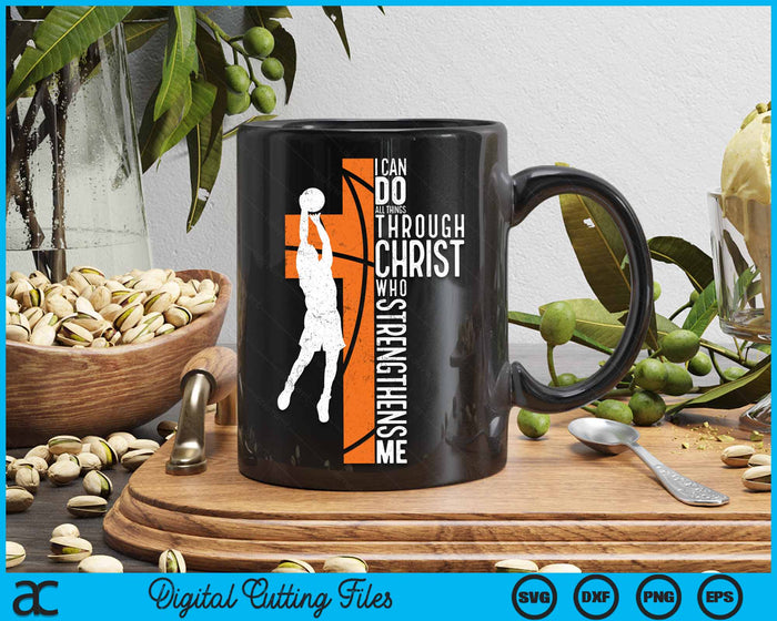 Basketball I Can Do All Things Through Christ Who Strengthens Me Philippians 4-13 SVG PNG Digital Cutting Files Basketball I Can Do All Things Through Christ Who Strengthens Me Philippians 4-13 SVG PNG Digital Cutting Files
