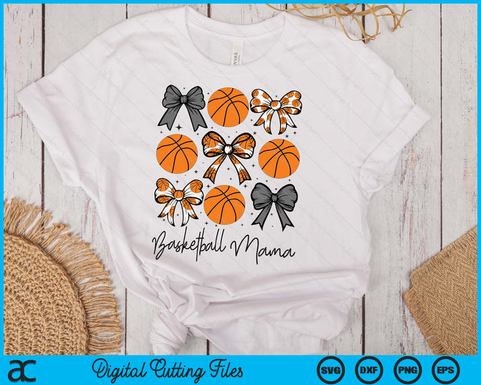 Basketball Mama Coquette Bow Basketball Season SVG PNG Digital Printable Files Basketball Mama Coquette Bow Basketball Season SVG PNG Digital Printable Files