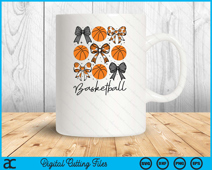 Basketball Mama Coquette Bow Basketball Season SVG PNG Digital Printable Files Basketball Mama Coquette Bow Basketball Season SVG PNG Digital Printable Files
