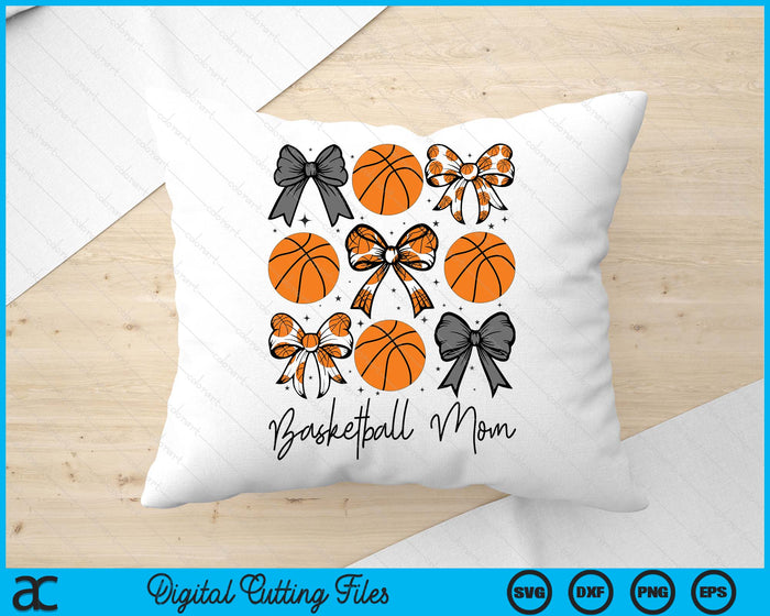 Basketball Mom Coquette Bow Basketball Season SVG PNG Digital Printable Files Basketball Mom Coquette Bow Basketball Season SVG PNG Digital Printable Files