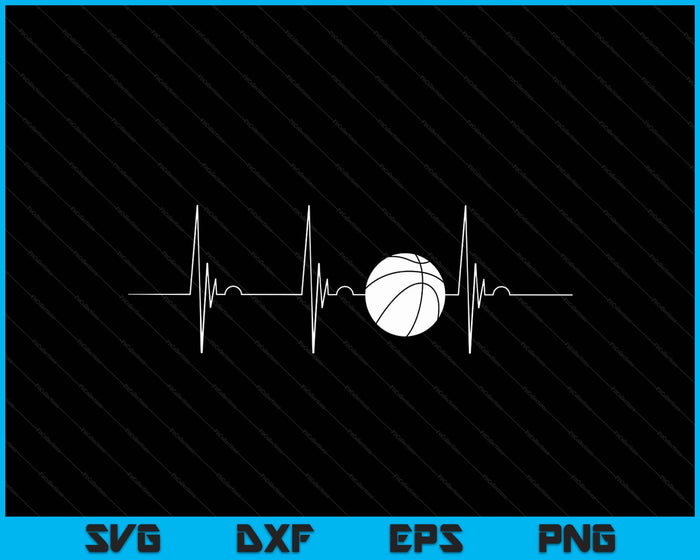 Basketball Player Heartbeat EKG Pulse Whiffle Ball Game SVG PNG Cutting Printable Files Basketball Player Heartbeat EKG Pulse Whiffle Ball Game SVG PNG Cutting Printable Files