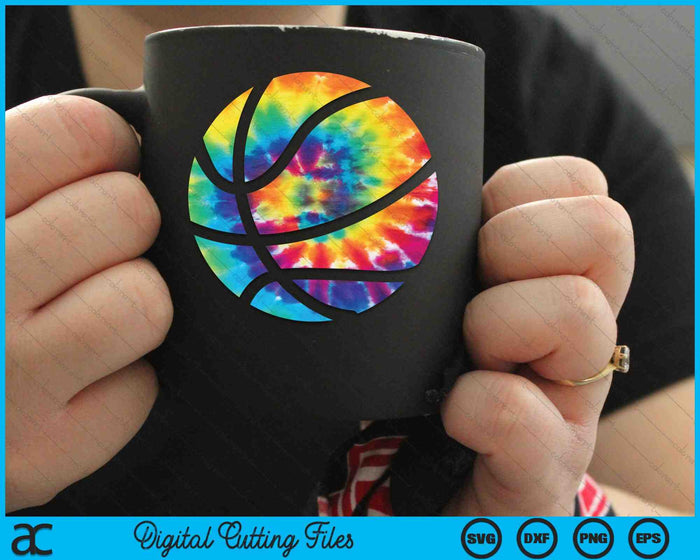 Basketball Tie Dye Rainbow SVG PNG Digital Cutting Files Basketball Tie Dye Rainbow SVG PNG Digital Cutting Files