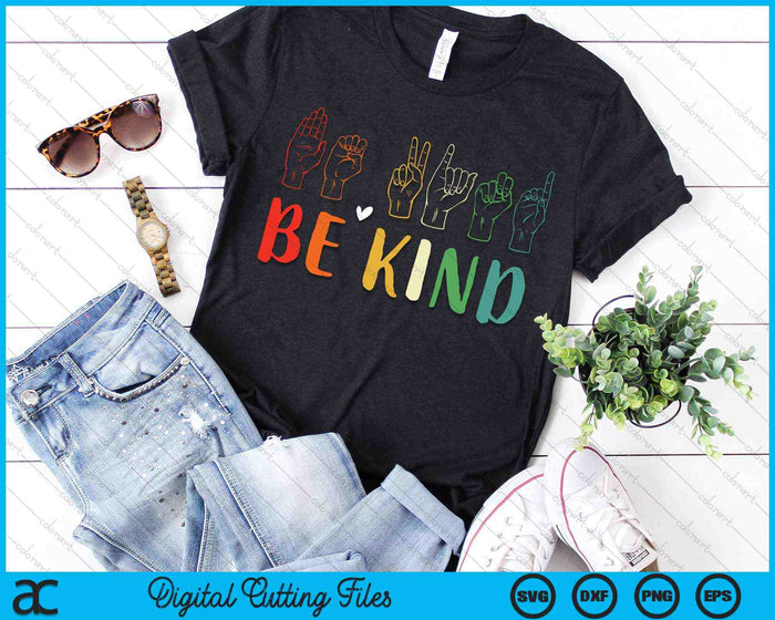 Be Kind ASL American Sign Language Cute Kindness SVG PNG Digital Cutting Files Be Kind ASL American Sign Language Cute Kindness SVG PNG Digital Cutting Files