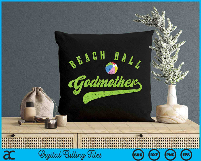 Beach Ball Godmother SVG PNG Digital Cutting Files Beach Ball Godmother SVG PNG Digital Cutting Files