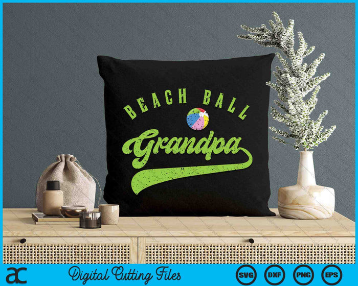 Beach Ball Grandpa SVG PNG Digital Cutting Files Beach Ball Grandpa SVG PNG Digital Cutting Files