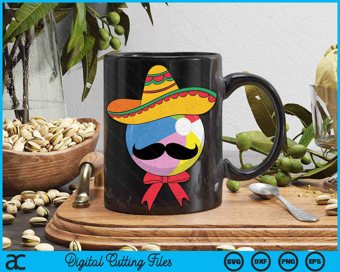 Beach Ball Mexican Sombrero Cinco De Mayo SVG PNG Digital Printable Files Beach Ball Mexican Sombrero Cinco De Mayo SVG PNG Digital Printable Files