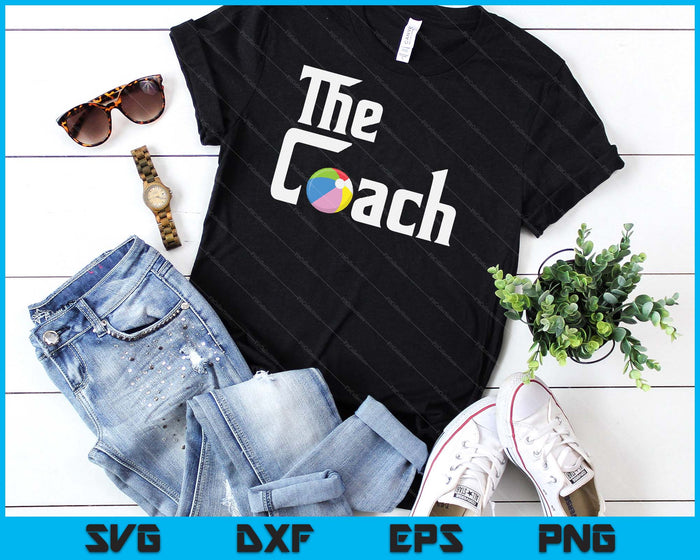 Beach Ball Sports Player The Coach SVG PNG Digital Cutting Files Beach Ball Sports Player The Coach SVG PNG Digital Cutting Files