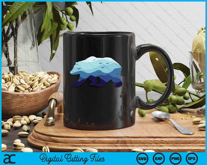 Bear Nature Mountains Grizzly Hiking Camping Outdoor SVG PNG Digital Printable Files Bear Nature Mountains Grizzly Hiking Camping Outdoor SVG PNG Digital Printable Files
