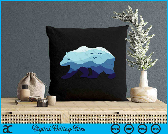 Bear Nature Mountains Grizzly Hiking Camping Outdoor SVG PNG Digital Printable Files Bear Nature Mountains Grizzly Hiking Camping Outdoor SVG PNG Digital Printable Files