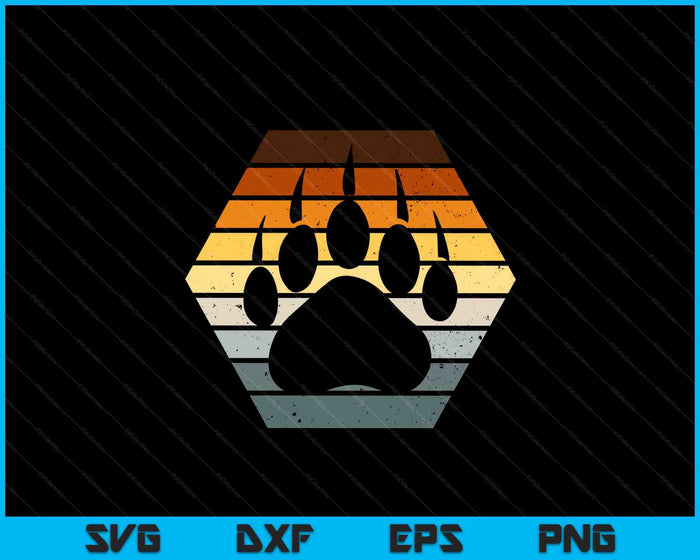 Bear Paw, Bear Community Flag Colors, Gay Bear Pride SVG PNG Digital Printable Files Bear Paw, Bear Community Flag Colors, Gay Bear Pride SVG PNG Digital Printable Files