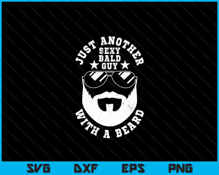 Bearded Bald Man Facial Hairs Goatees Beard Mustache SVG PNG Digital Cutting Files Bearded Bald Man Facial Hairs Goatees Beard Mustache SVG PNG Digital Cutting Files