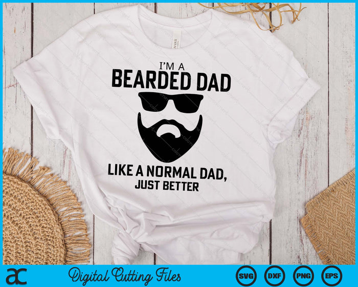 Bearded Dad  Mens Beard Humor Funny Superhero SVG PNG Digital Cutting Files Bearded Dad  Mens Beard Humor Funny Superhero SVG PNG Digital Cutting Files