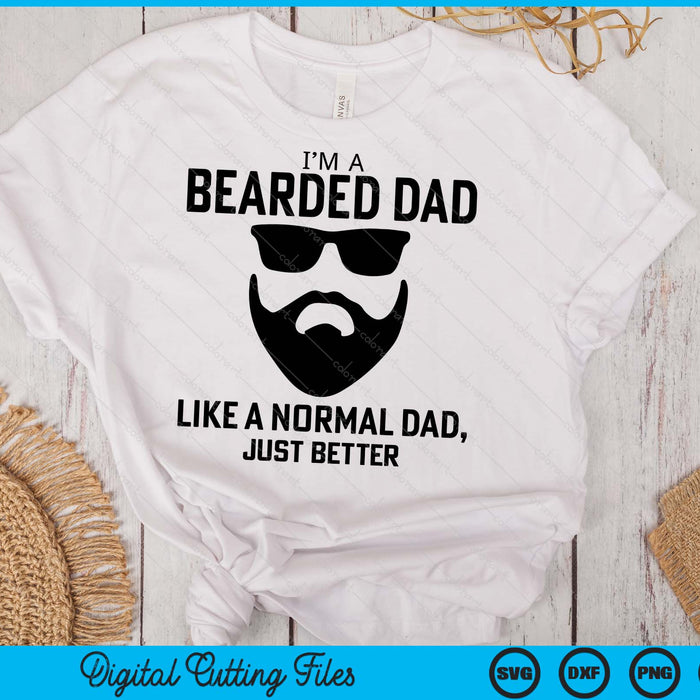 Bearded Dad  Mens Beard Humor Funny Superhero SVG PNG Digital Cutting Files Bearded Dad  Mens Beard Humor Funny Superhero SVG PNG Digital Cutting Files
