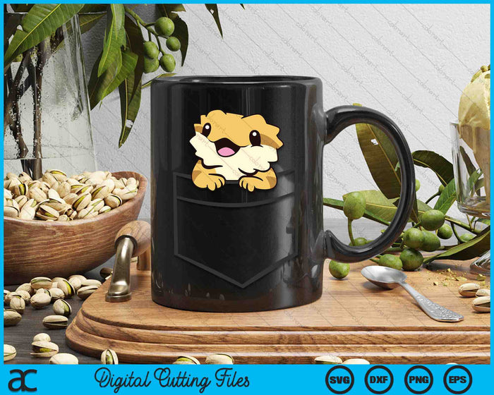 Bearded Dragon In The Pocket Cute Bearded Dragon SVG PNG Digital Printable Files Bearded Dragon In The Pocket Cute Bearded Dragon SVG PNG Digital Printable Files