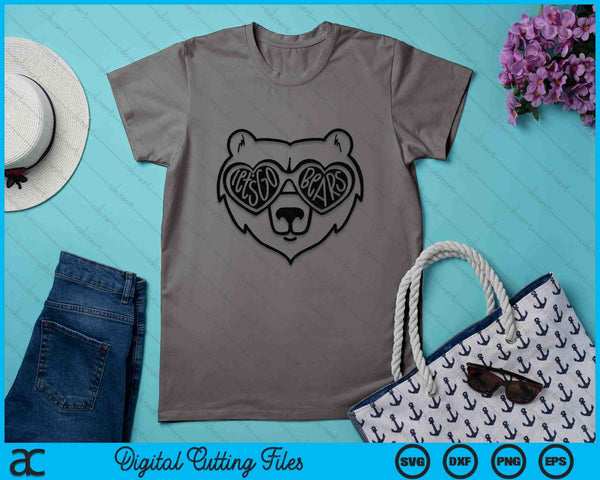 Bears School Sports Fan Team Spirit SVG PNG Digital Printable Files