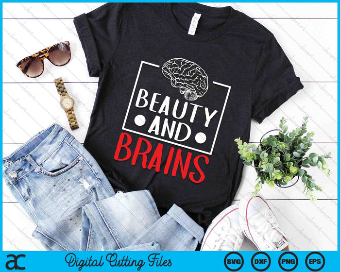Beauty And Brains Human Anatomy Science SVG PNG Digital Printable Files Beauty And Brains Human Anatomy Science SVG PNG Digital Printable Files