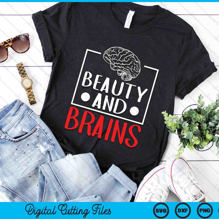 Beauty And Brains Human Anatomy Science SVG PNG Digital Printable Files Beauty And Brains Human Anatomy Science SVG PNG Digital Printable Files