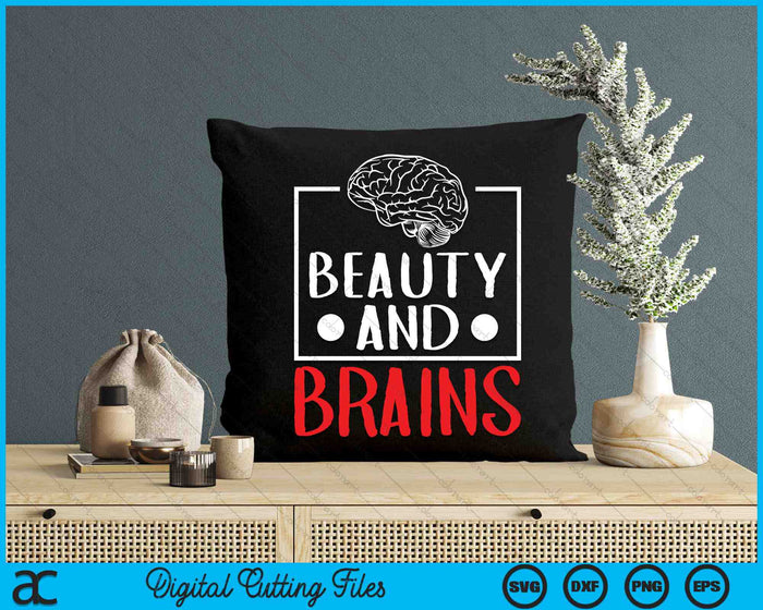 Beauty And Brains Human Anatomy Science SVG PNG Digital Printable Files Beauty And Brains Human Anatomy Science SVG PNG Digital Printable Files
