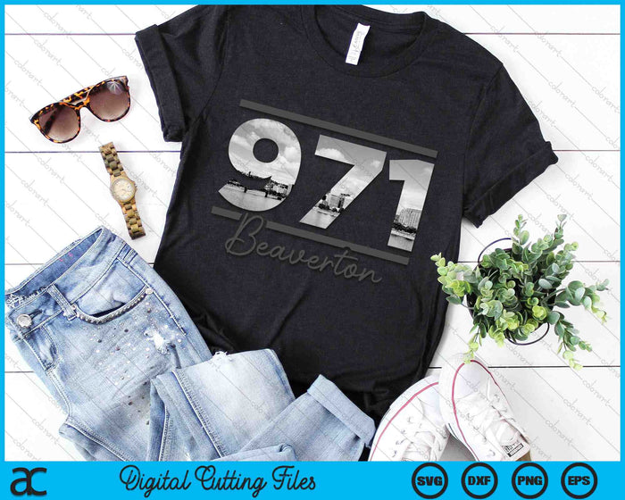 Beaverton 971 Area Code Skyline Oregon Vintage SVG PNG Digital Cutting Files Beaverton 971 Area Code Skyline Oregon Vintage SVG PNG Digital Cutting Files