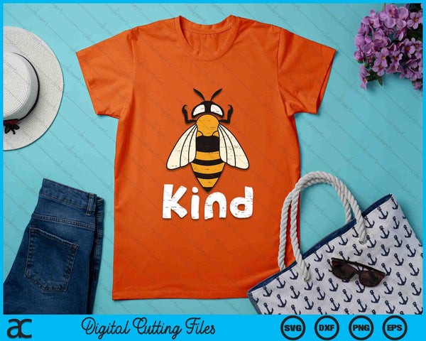 Bee Be Kind Kids Unity Day Orange Anti Bullying SVG PNG Digital Printable Files