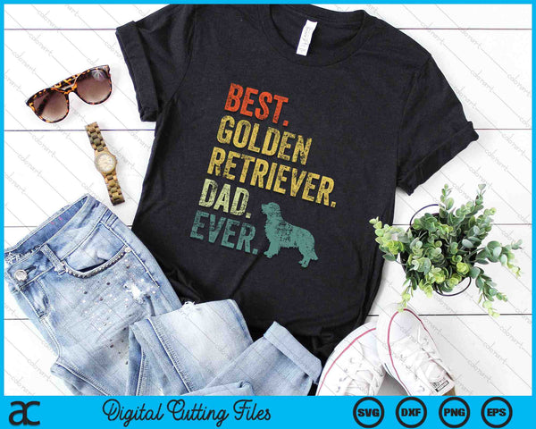 Best Golden Retriever Dad Ever Dog Daddy SVG PNG Digital Cutting Files