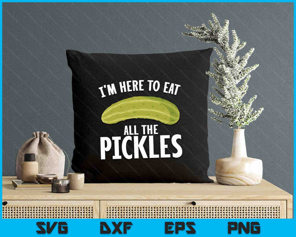 Best Pickle Design For Men Women Kids Cucumber Pickle Lover SVG PNG Digital Printable Files
