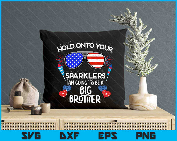 Big Brother 4th Of July Pregnancy Announcement SVG PNG Digital Printable Files