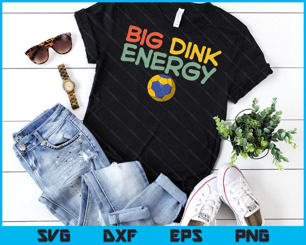 Big Dink Energy Handball Lover Men Retro SVG PNG Digital Cutting Files