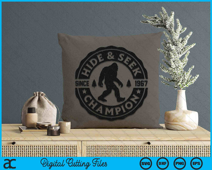 Bigfoot Hide And Seek Champion Funny Sasquatch Retro Vintage SVG PNG Digital Printable Files Bigfoot Hide And Seek Champion Funny Sasquatch Retro Vintage SVG PNG Digital Printable Files