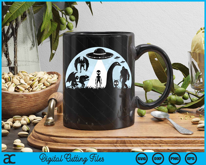 Bigfoot Ufo Loch Ness Monster Mothman And Aliens! Cryptid SVG PNG Digital Cutting Files Bigfoot Ufo Loch Ness Monster Mothman And Aliens! Cryptid SVG PNG Digital Cutting Files