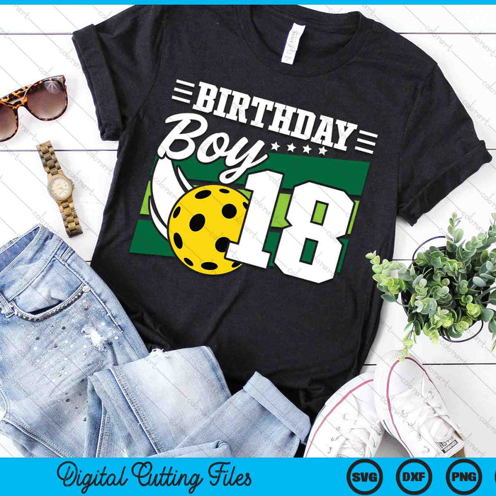 Birthday Boy 18 Years Old Pickleball Lover Birthday SVG PNG Digital Cutting Files Birthday Boy 18 Years Old Pickleball Lover Birthday SVG PNG Digital Cutting Files