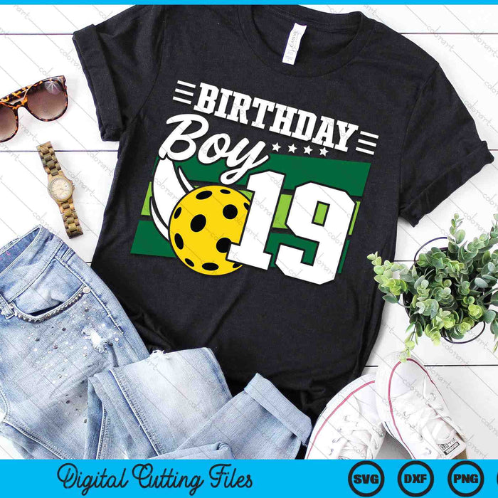 Birthday Boy 19 Years Old Pickleball Lover Birthday SVG PNG Digital Cutting Files Birthday Boy 19 Years Old Pickleball Lover Birthday SVG PNG Digital Cutting Files