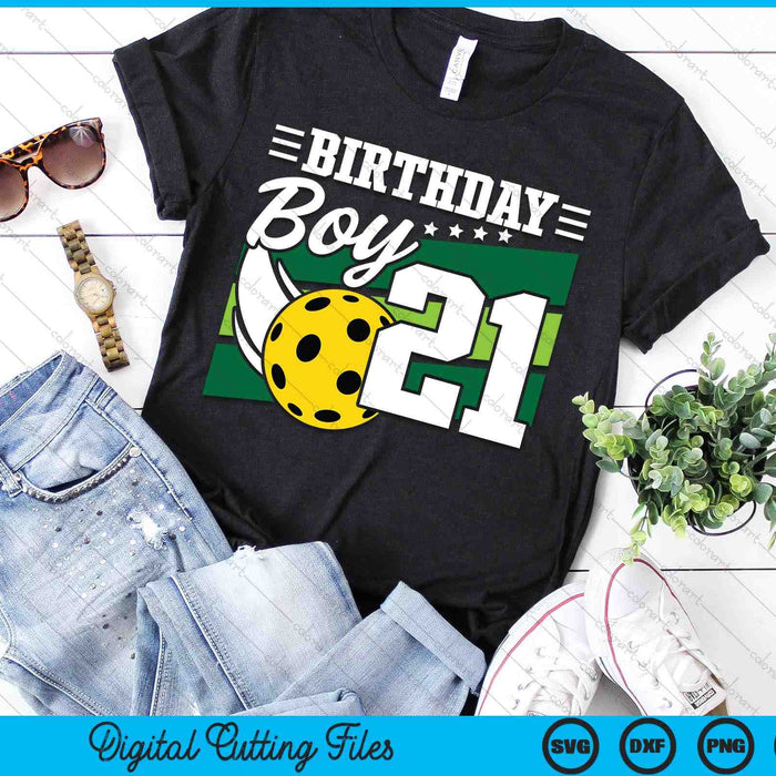 Birthday Boy 21 Years Old Pickleball Lover Birthday SVG PNG Digital Cutting Files Birthday Boy 21 Years Old Pickleball Lover Birthday SVG PNG Digital Cutting Files