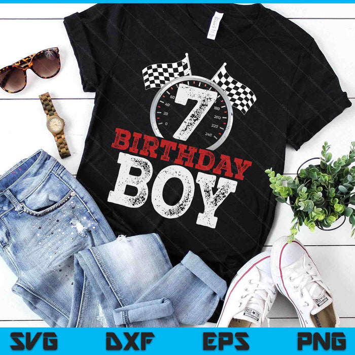 Birthday Boy 7 Seventh Race Car 7th Birthday Racing Car Driver SVG PNG Digital Printable Files Birthday Boy 7 Seventh Race Car 7th Birthday Racing Car Driver SVG PNG Digital Printable Files