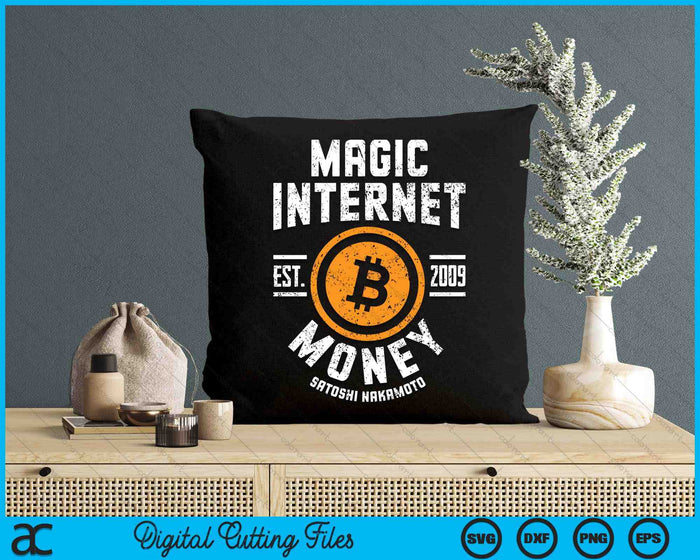 Bitcoin Magic Internet Money BTC Crypto Currency Blockchain SVG PNG Digital Printable Files Bitcoin Magic Internet Money BTC Crypto Currency Blockchain SVG PNG Digital Printable Files