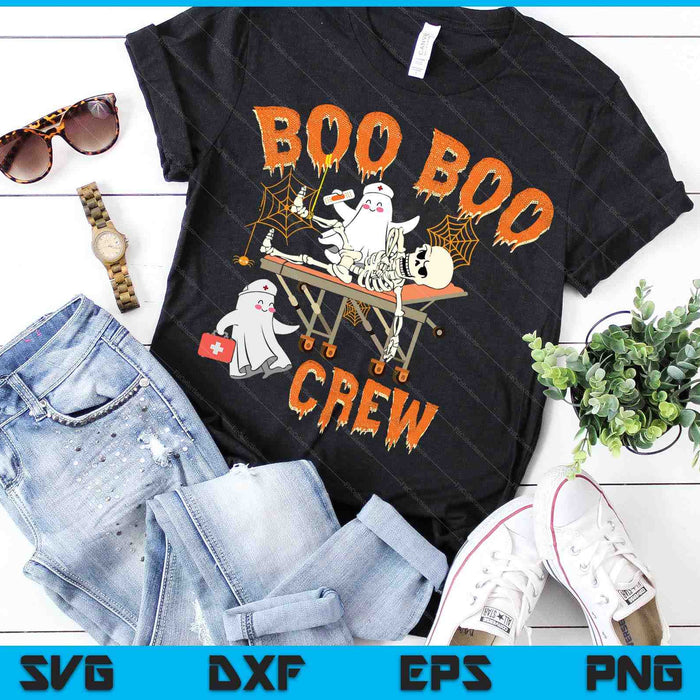 Boo Boo Crew Enfermera divertida Disfraz de Halloween Fantasma SVG PNG Archivos de corte digitales Boo Boo Crew Enfermera divertida Disfraz de Halloween Fantasma SVG PNG Archivos de corte digitales
