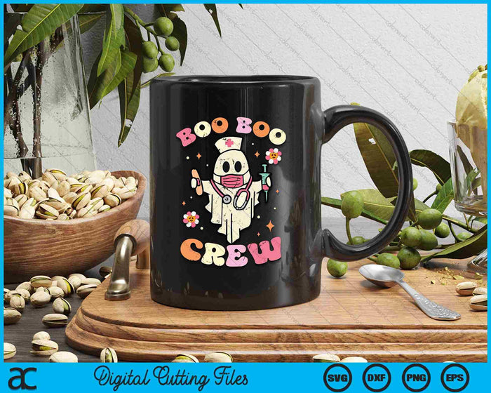 Boo Boo Crew Halloween Ghost Nurse SVG PNG Digital Printable Files Boo Boo Crew Halloween Ghost Nurse SVG PNG Digital Printable Files