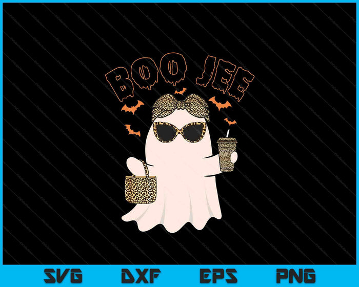 Boo JEE Boujee Pink Ghost Halloween October Vibes SVG PNG Digital Printable Files Boo JEE Boujee Pink Ghost Halloween October Vibes SVG PNG Digital Printable Files